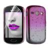 Samsung Galaxy Fame S6810 Hard Back Cover Rain Drops - Magenta OEM Samsung Galaxy Fame S6810 Hard Back Cover Rain Drops - Magenta OEM